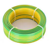 CABLEL καλώδιο H07V-U 1.5mm², 450/750V, 100m, κίτρινο-πράσινο