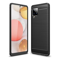 POWERTECH θήκη Carbon Flex MOB-1591 για Samsung Galaxy  A42 5G, μαύρη