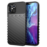 POWERTECH Θήκη Thunder MOB-1636 για iPhone 12 Pro Max, μαύρη