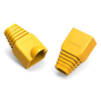 POWERTECH κάλυμμα για βύσμα δικτύου RJ45 CAB-N284 κίτρινο, 10τμχ