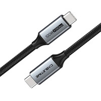 CABLETIME καλώδιο USB-C CT-CMCM2, USB 3.1, 100W, 20Gbps, 4K, 1.5m, μαύρο