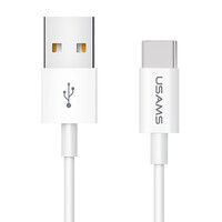 USAMS καλώδιο USB-C σε USB US-SJ285, 10W, 1m, λευκό