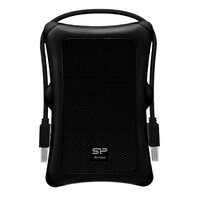SILICON POWER εξωτερικός HDD Armor A30, 1TB, USB 3.2, μαύρος