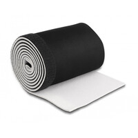 Ταινία νεοπρενίου τύπου Velcro TIES-037, 13.5cm, 1.5m, μαύρη/λευκή