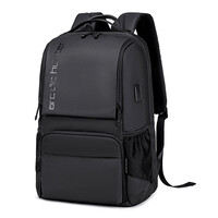 ARCTIC HUNTER τσάντα πλάτης B00532 με θήκη laptop 15.6", USB, 28L, μαύρη