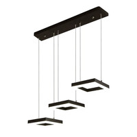 POWERTECH LED φωτιστικό οροφής HLL-0103, 35W, 4000K, 70x120cm, μαύρο