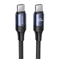 USAMS καλώδιο USB-C US-SJ526, 100W/5A, PD, 3m, μαύρο