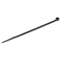 POWERTECH δεματικά καλωδίων TIES-066, 200x6.0mm, μαύρα, 100τμχ
