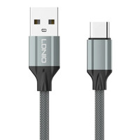 LDNIO καλώδιο USB-C σε USB LS441, 12W, 1m, γκρι
