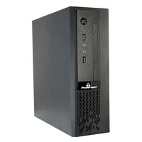 POWERTECH PC Case PT-1098 με 250W PSU, Mini-ITX, 280x93x290mm, μαύρο