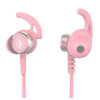 SADES gaming earphones Wings 20, 12mm, 3.5mm, 1.2m, ροζ