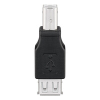 GOOBAY αντάπτορας USB σε USB Type B 50291, θηλυκό σε αρσενικό, μαύρος