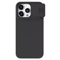 NILLKIN θήκη CamShield Silky Silicone για iPhone 15 Pro, μαύρη