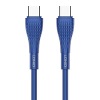 LDNIO καλώδιο USB-C σε USB-C LC672C, 65W PD, 2m, μπλε