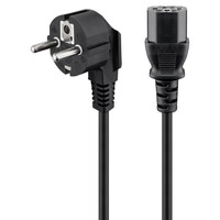 POWERTECH καλώδιο τροφοδοσίας CAB-P032, 3x 1mm², 5m, μαύρο