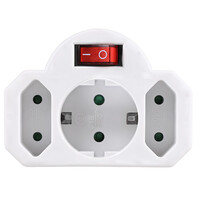 SONORA PAW121 ΛΕΥΚΟΣ ΑΝΤΑΠΤΟΡΑΣ ΣΟΥΚΟ + ΔΙΠΟΛΙΚΟΣ 2Θ ΜΕ ΔΙΑΚΟΠΤΗ
