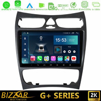 Bizzar g+ Series Mercedes clk Class W209 2000-2004 8core Android12 6+128gb Navigation Multimedia Tablet 9 u-g-Mb1452