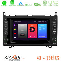 Bizzar oem Mercedes A/b/sprinter/vito 4core Android12 2+32gb Navigation Multimedia Deckless 7 με Carplay/androidauto u-4t-Mb16