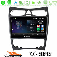 Cadence x Series Mercedes clk Class W209 2000-2004 8core Android12 4+64gb Navigation Multimedia Tablet 9 u-x-Mb1452
