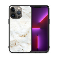 White Gold Marble - iPhone 13 Pro Max case