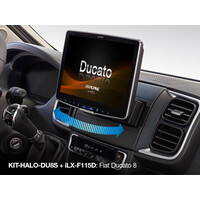 Alpine iLX-F115DU8S 1DIN chassis car stereo with swivel 11-inch capacitive WXGA screen