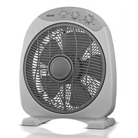 BRUNO ανεμιστήρας Box Fan BRN-0184, επιτραπέζιος/δαπέδου, 38W 32cm, γκρι