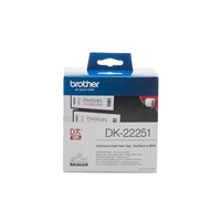Brother P-touch Label Red / Black on White15.2m x 62mm (DK22251) (BRODK22251)