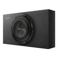 Pioneer TS-A2500LB 25 cm / 10 A-Series Shallow Component Subwoofer Enclosed, 1200 W MAX. 300 W NOM.