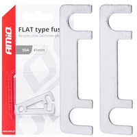 03491/AM ΑΣΦΑΛΕΙΕΣ FLAT 41mm 50A AMIO - 2 Τεμ.