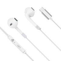 KMPC2-W . Ακουστικά in-ear USB-C με μικρόφωνο Kruger&Matz C2 λευκά