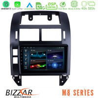 Bizzar m8 Series vw Polo 2002-2009 8core Android13 4+32gb Navigation Multimedia 9 u-m8-Vw1229