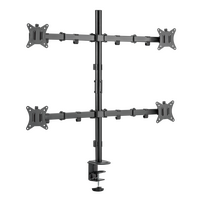 SBOX TABLE STAND FOR 4 MONTORS 17'-32' VESA 100x100 MAX