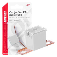 03425/AM ΑΣΦΑΛΕΙΕΣ JapVal PAL ΑΡΣΕΝΙΚΕΣ 48mm 120A ΣΕ ΛΕΥΚΟ ΧΡΩΜΑ AMIO - 2 Τεμ.