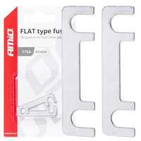 03496/AM ΑΣΦΑΛΕΙΕΣ FLAT 41mm 175A AMIO - 2 Τεμ.
