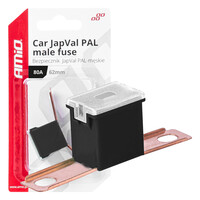 03432/AM ΑΣΦΑΛΕΙΑ JapVal PAL ΑΡΣΕΝΙΚΗ 62mm 80A ΣΕ ΜΑΥΡΟ ΧΡΩΜΑ AMIO - 1 Τεμ.