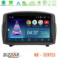 Bizzar nd Series 8core Android13 2+32gb Ford Fiesta 2008-2012 Navigation Multimedia Tablet 9 (Oem Style) u-nd-Fd1451