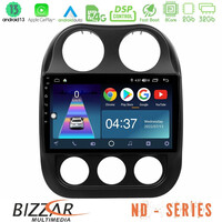 Bizzar nd Series 8core Android13 2+32gb Jeep Compass 2012-2016 Navigation Multimedia Tablet 9 u-nd-Jp0076