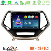 Bizzar nd Series 8core Android13 2+32gb Jeep Cherokee 2014-2019 Navigation Multimedia Tablet 9 u-nd-Jp0077