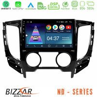 Bizzar nd Series 8core Android13 2+32gb Mitsubishi L200 2016-&Gt; &Amp; Fiat Fullback (Manual A/c) Navigation Multimedia Tablet 9 u-nd-Mt0620