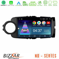 Bizzar nd Series 8core Android13 2+32gb Toyota Yaris Navigation Multimedia Tablet 9 (Μαύρο Χρώμα) u-nd-Ty0635