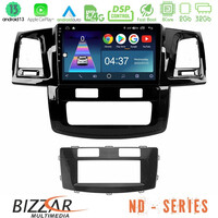 Bizzar nd Series 8core Android13 2+32gb Toyota Hilux 2007-2011 Navigation Multimedia Tablet 9 u-nd-Ty666