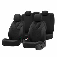 OT77345/AM ΚΑΛΥΜΜΑΤΑ ΚΑΘΙΣΜΑΤΩΝ OTOM RUBY 1202 GREY/BLACK ΜΑΥΡΟ/ΓΚΡΙ ΣΚΟΥΡΟ ΛΙΝΟ & ΔΕΡΜΑΤΙΝΗ SETΑΜΙΟ - 1 σετ.