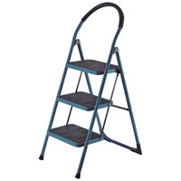 BORMANN Pro BHL6013 BORMANN Pro BHL6013 Σκαλοκάθισμα Μεταλλικό Heavy Duty,3 Σκαλιά,Αντιολισθητικά με Αφρώδη Λαβή