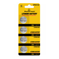 POWERTECH μπαταρίες λιθίου PT-1210, CR2032, 3V, 4τμχ