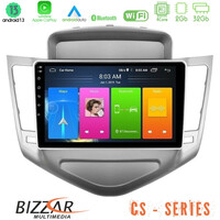 Bizzar cs Series 4core Android13 2+32gb Chevrolet Cruze 2009-2012 Navigation Multimedia Tablet 9 u-cs-Cv036n