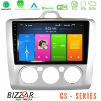 Bizzar cs Series 4core Android13 2+32gb Ford Focus Manual ac Navigation Multimedia Tablet 9 u-cs-Fd0041m