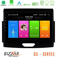 Bizzar cs Series 4core Android13 2+32gb Ford Ranger 2017-2022 Navigation Multimedia Tablet 9 u-cs-Fd0496