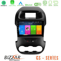 Bizzar cs Series 4core Android13 2+32gb Ford Ranger 2012-2016 Navigation Multimedia Tablet 9 u-cs-Fd0591
