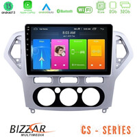 Bizzar cs Series 4core Android13 2+32gb Ford Mondeo 2007-2010 Manual a/c Navigation Multimedia Tablet 10 u-cs-Fd0919