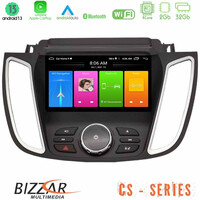 Bizzar cs Series 4core Android13 2+32gb Ford Kuga/c-max 2013-2019 Navigation Multimedia Tablet 9 u-cs-Fd2025